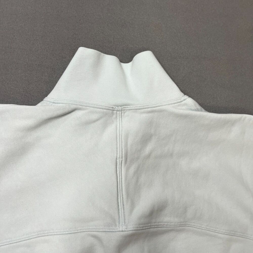 Lululemon French Terry Sweatshirt Men's Large Blue Long Sleeve Half Zip Pullover - Picture 11 of 15